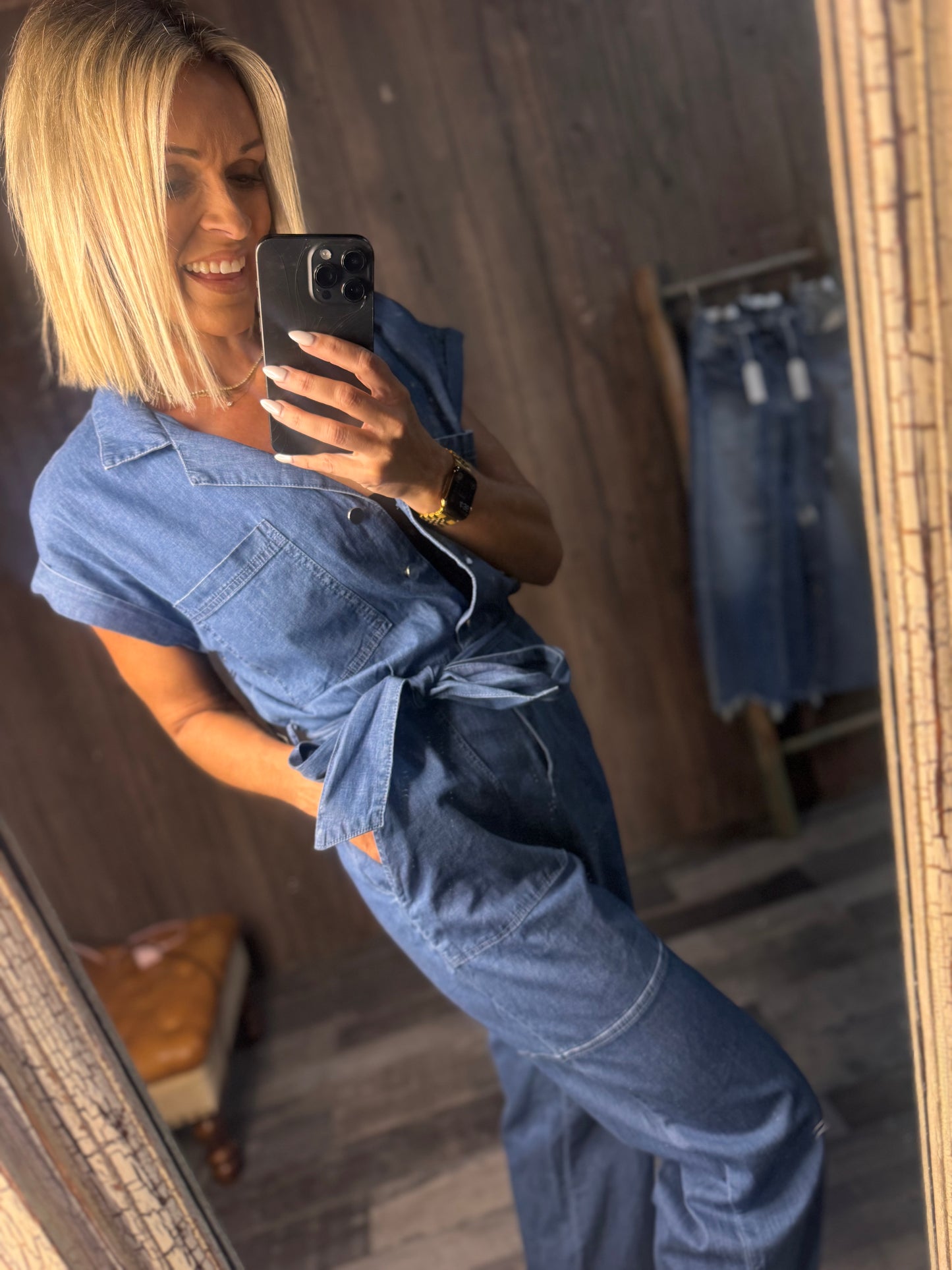 Melody Denim Jumpsuit