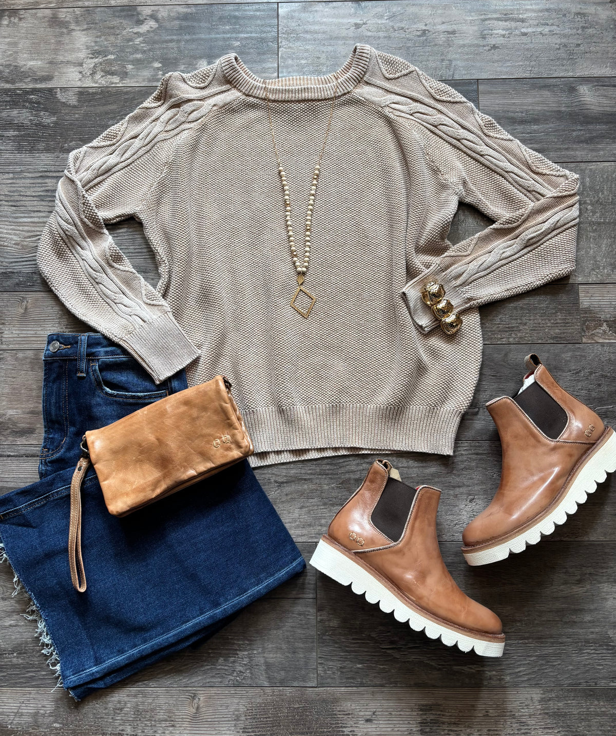 Stone Washed Sweater