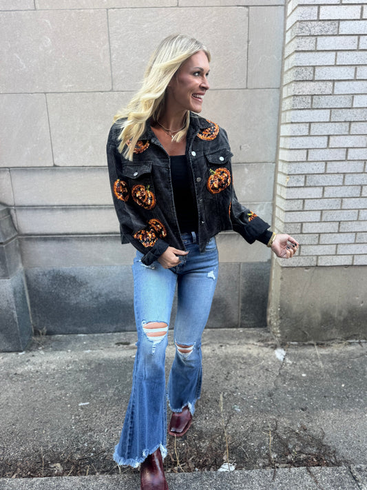 Pumpkin Distress jacket