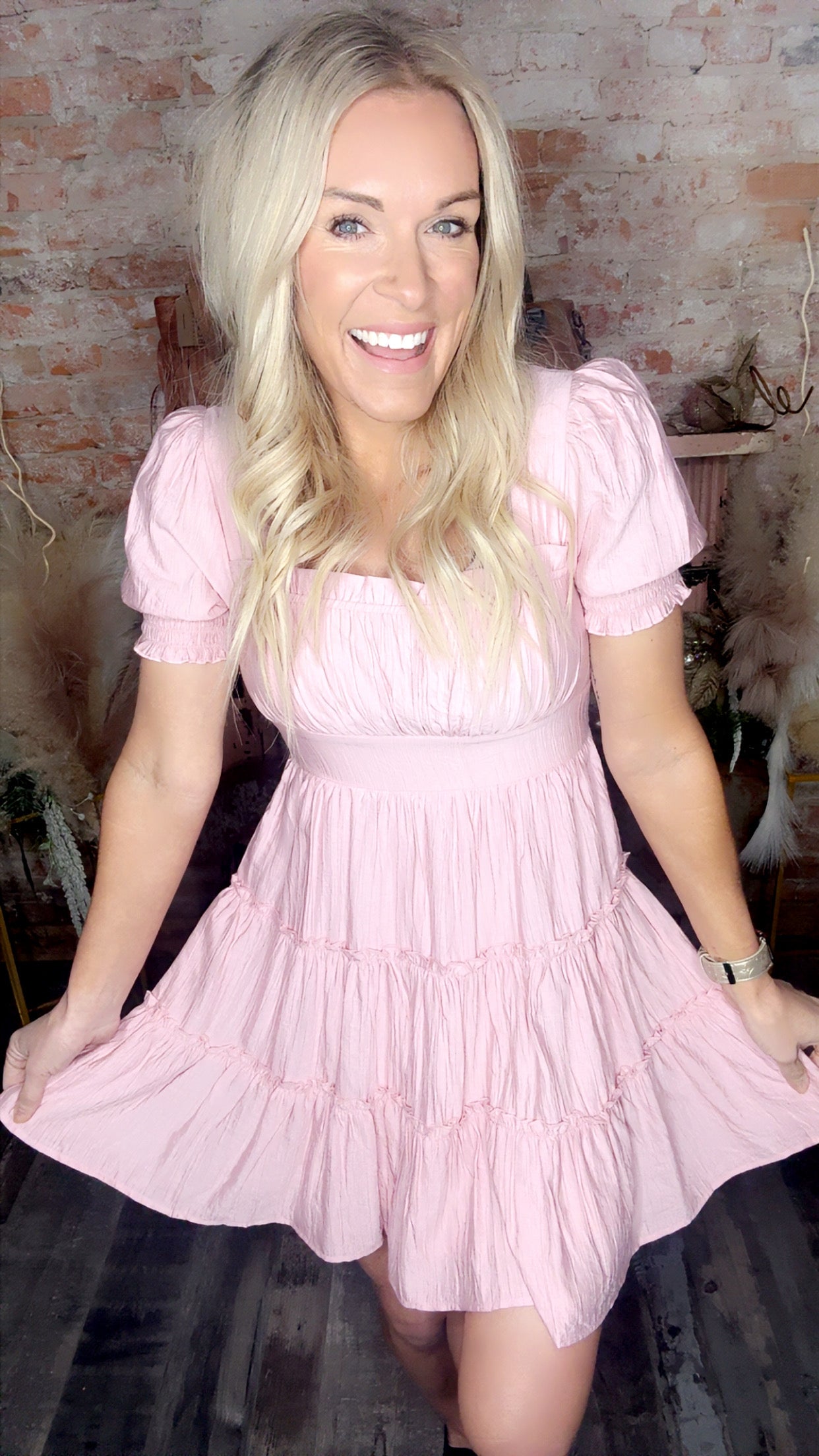 Ruffles that flow dress