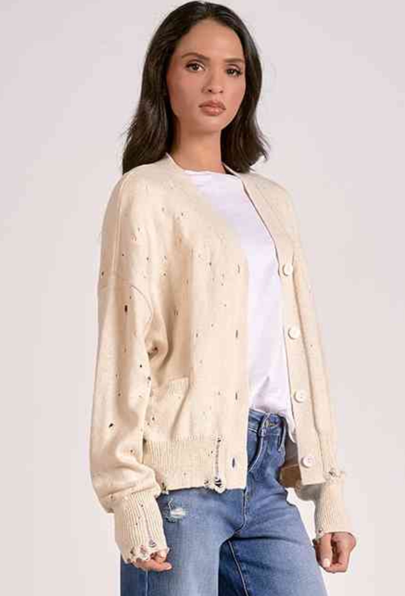 Classy Distress Cardi