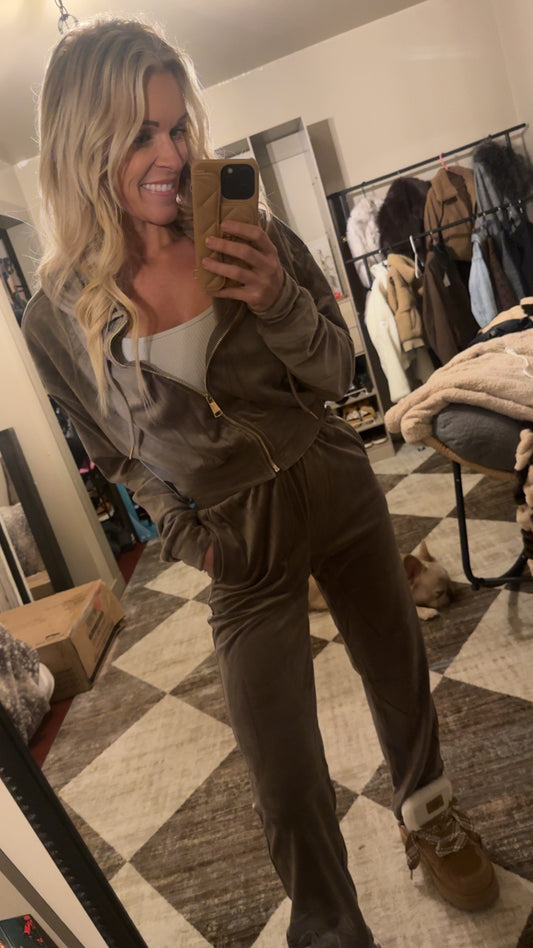 Coco Soft Zip Up Set