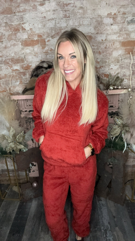 Cozy Teddy Fleece Pj Set