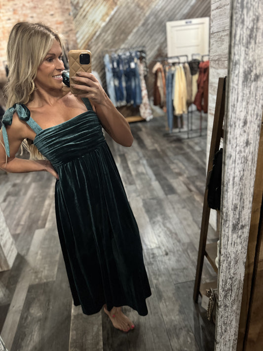 Hunter Green Maxi