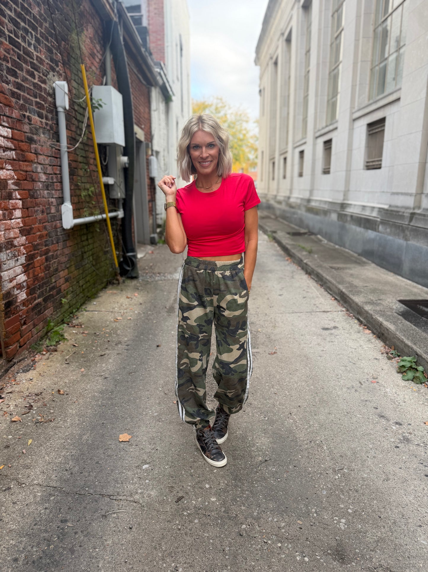 Stripe Camo Jogger