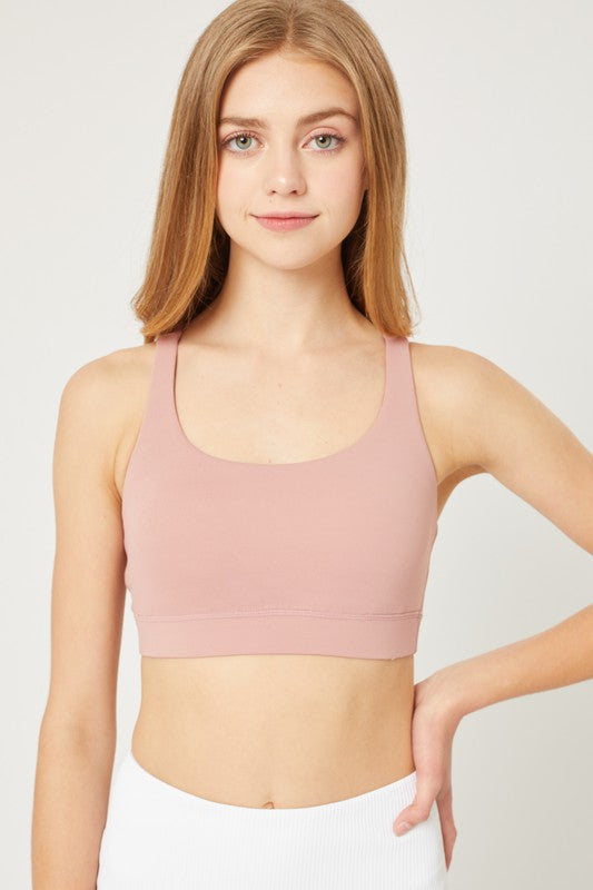 Criss Cross Back Sports Bra