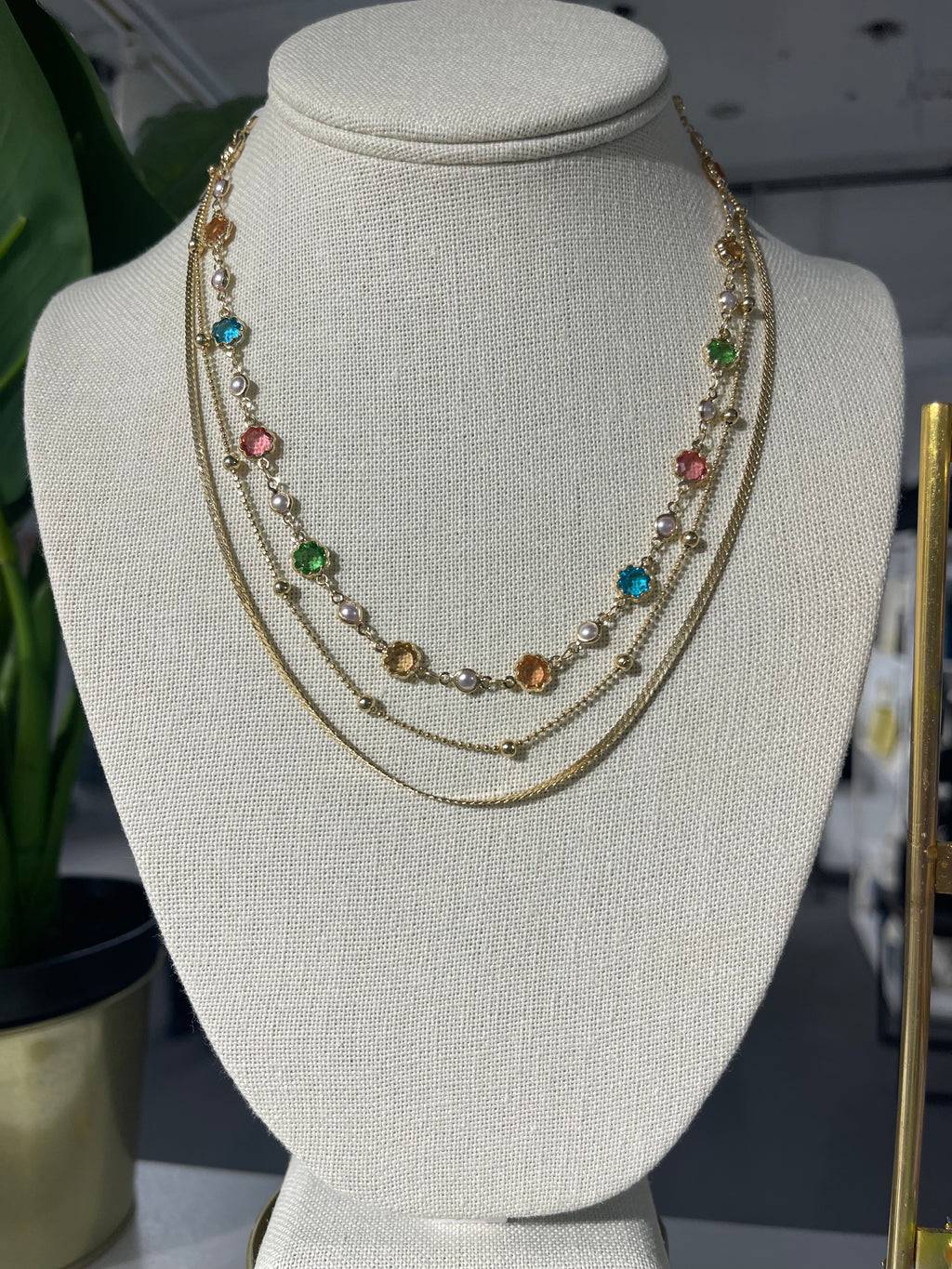 Two-Layer  Dainty Necklae