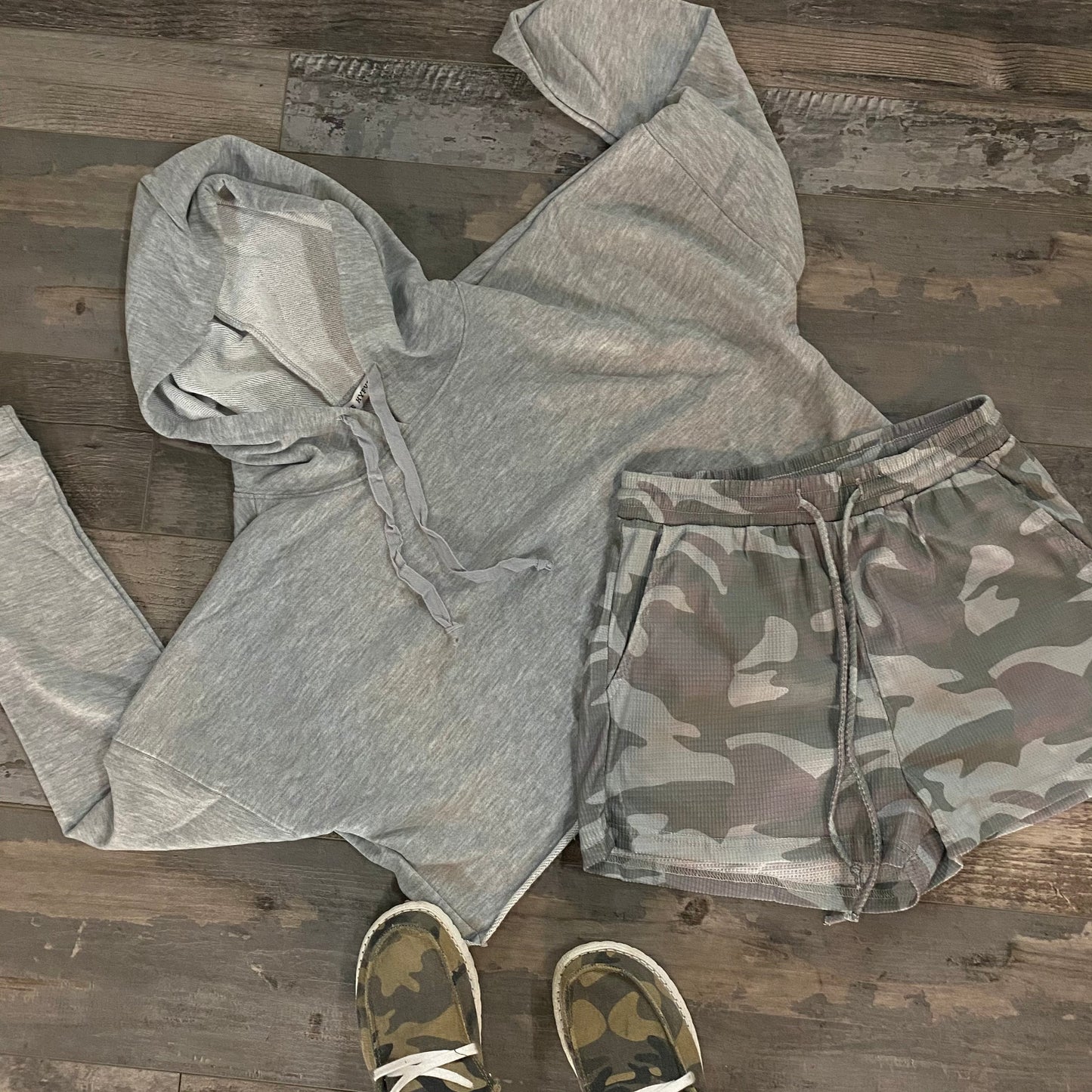 Camo drawstring short