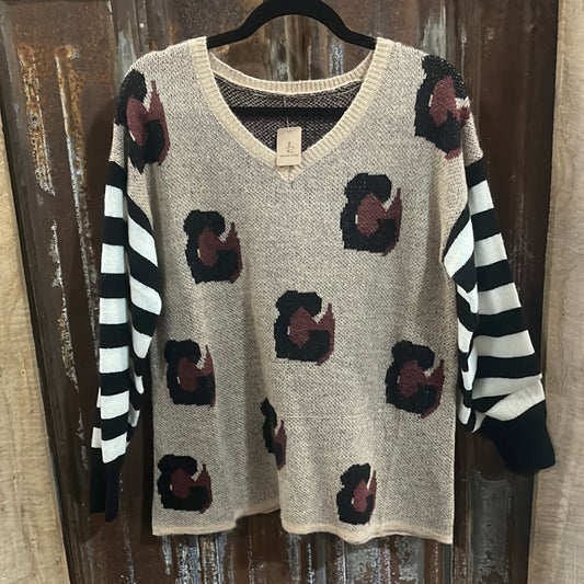 Leopard fun sweater