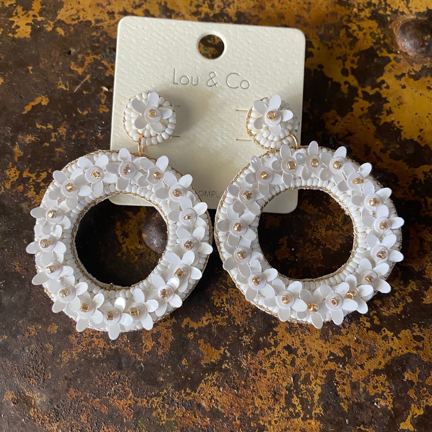 Circle Statement Earrings