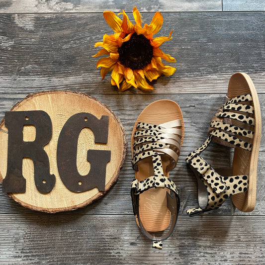 Kids Leopard Sandal