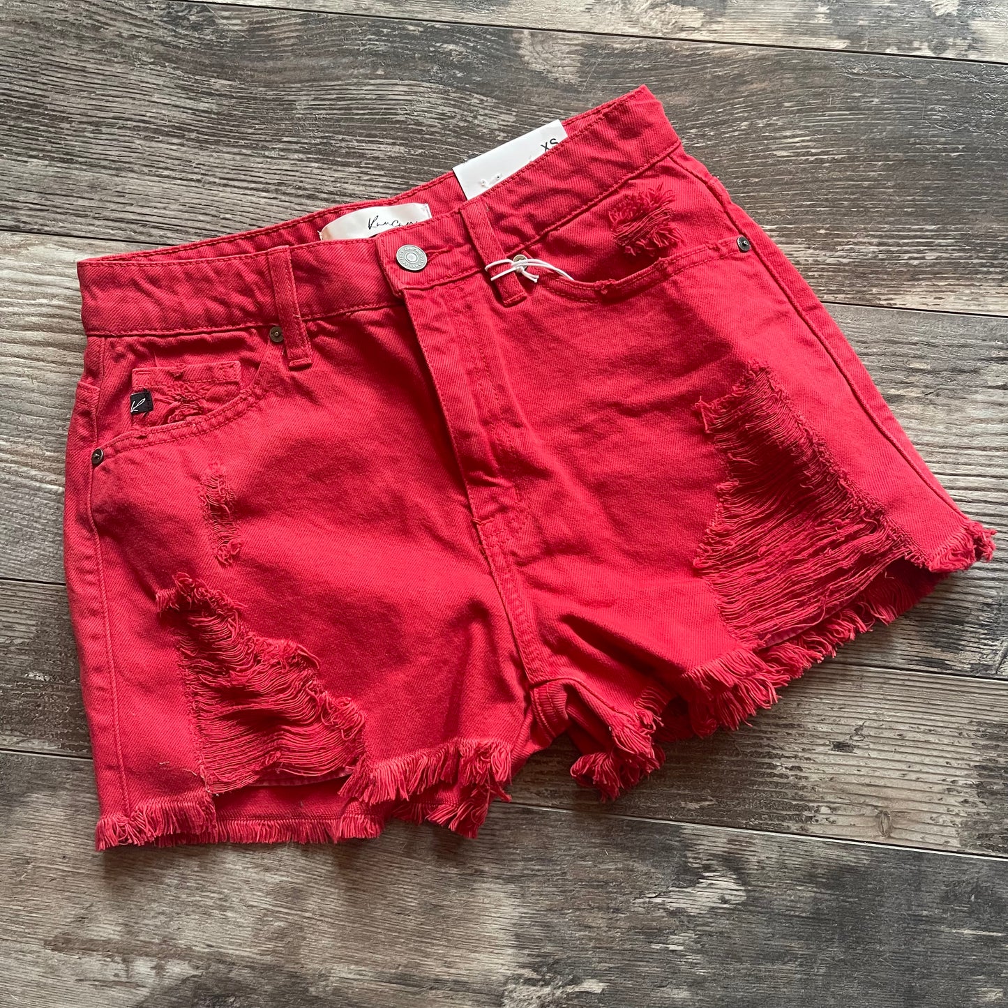 Red Kancan Shorts